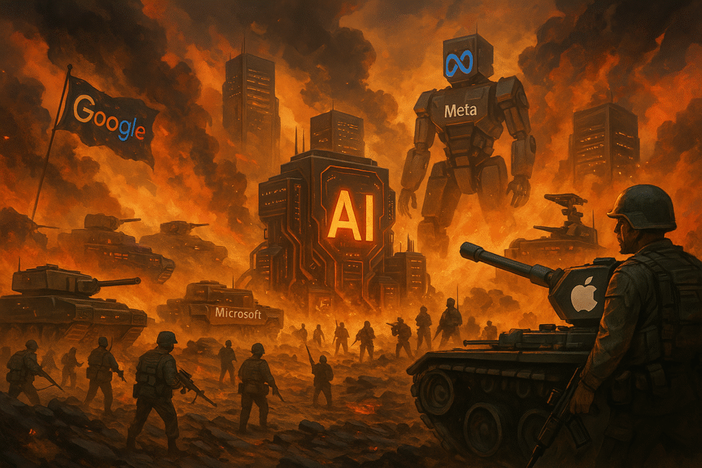 Custom AI accelerator chips designed by Big Tech as strategic weapons in the AI arms race